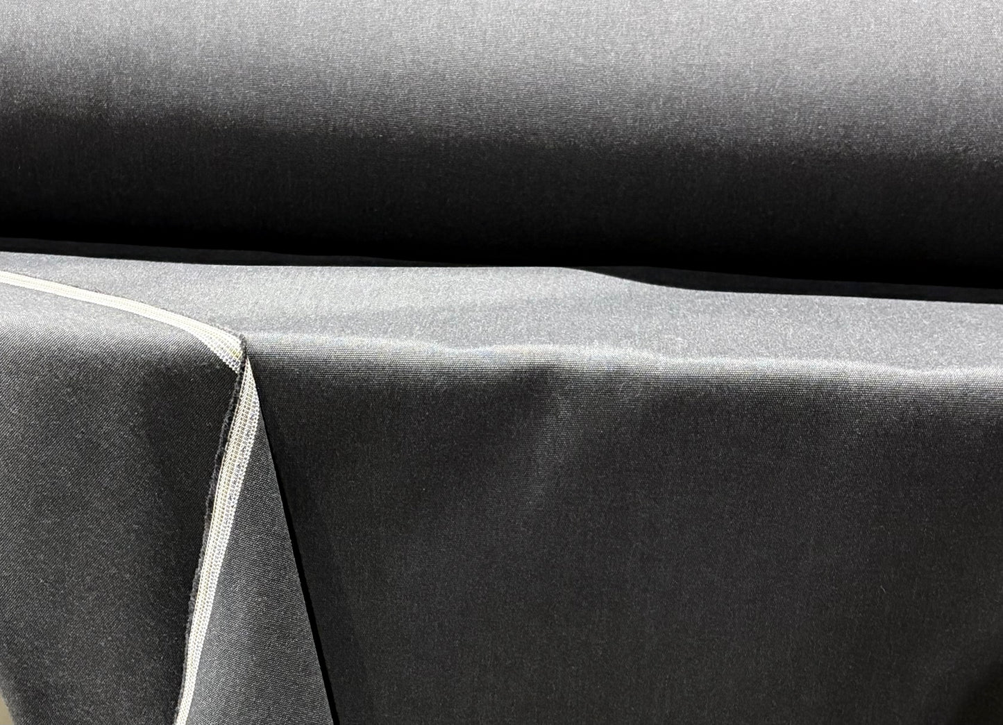 SUNBRELLA BY MILLIKEN POLAR FLAGSTAFF CHARCOAL OUTDOOR/INDOOR UPHOLSTERY FABRIC 54" WIDE