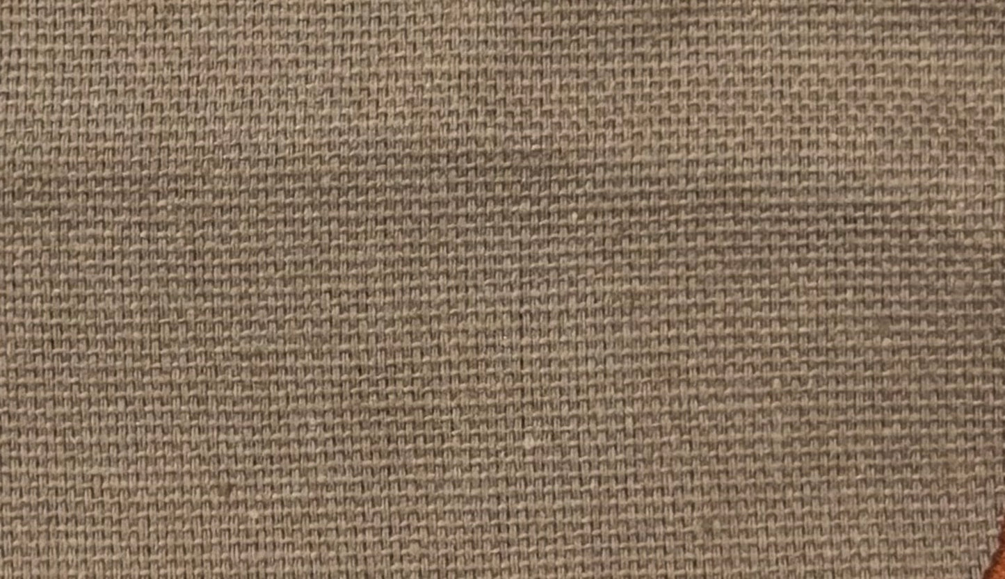 CANVAS FABRIC 100% COTTON MADE IN USA COLOR TAUPE 7 OZS 58" WIDE BY THE YARD