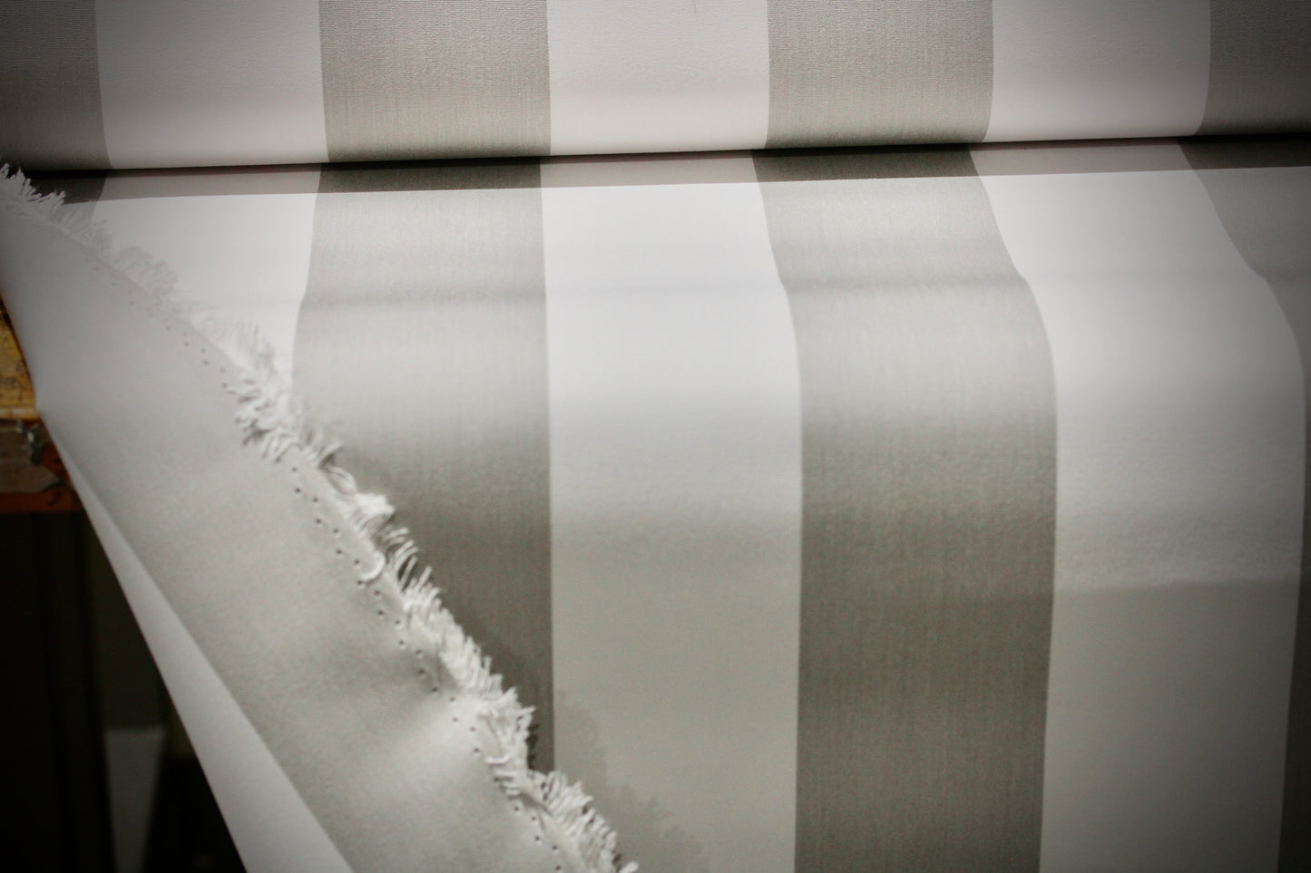 SUNBRELLA SHADE FABRIC AWNING BEAUFORT CLOUD 4752 STRIPED WATERPROOF 47" WIDE BY THE YARD