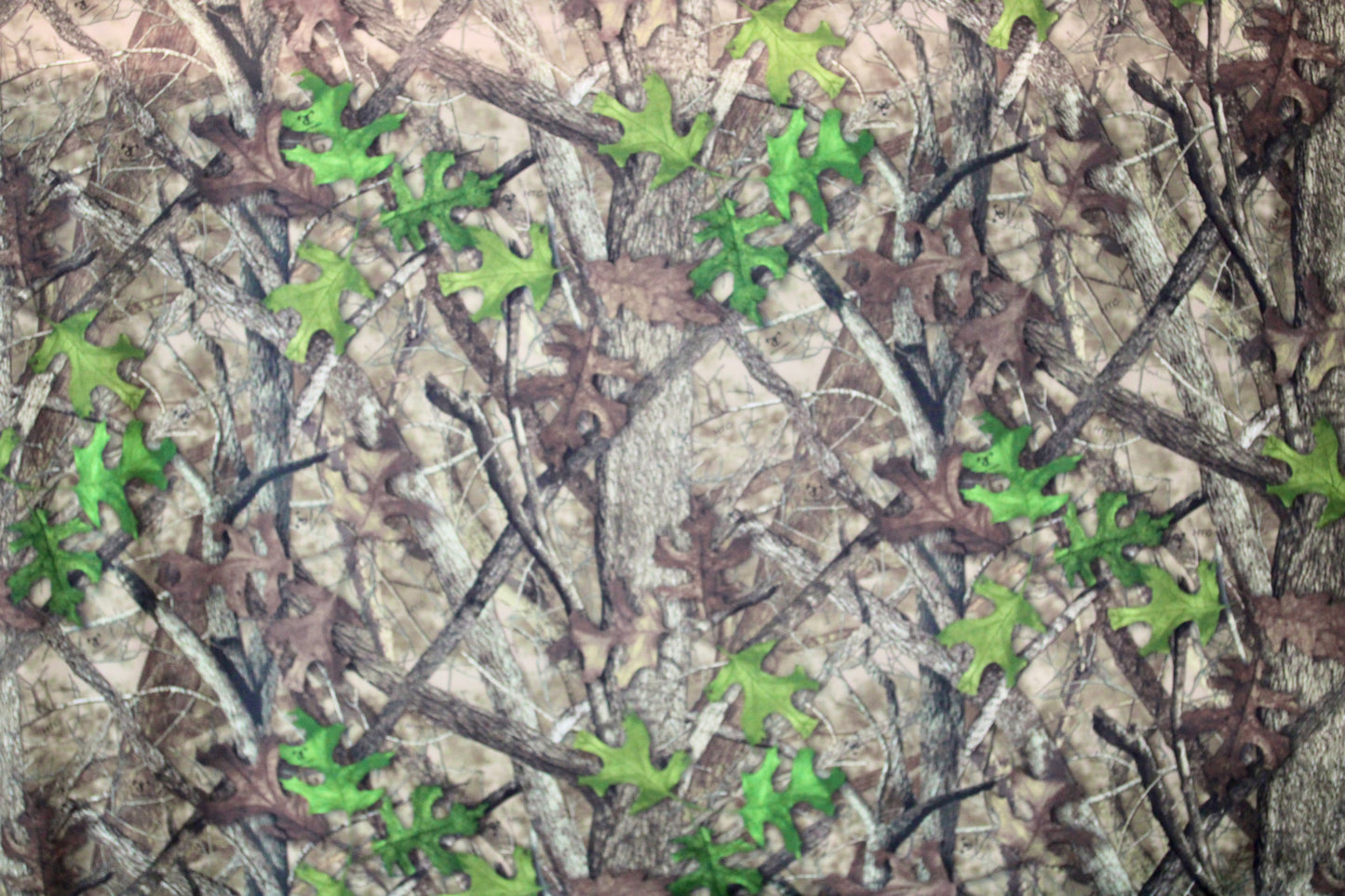 TRUE TIMBER HTC GREEN CAMOUFLAGE FABRIC POLY LYCRA 2 WAY STRETCH 59" WIDE BY THE YARD