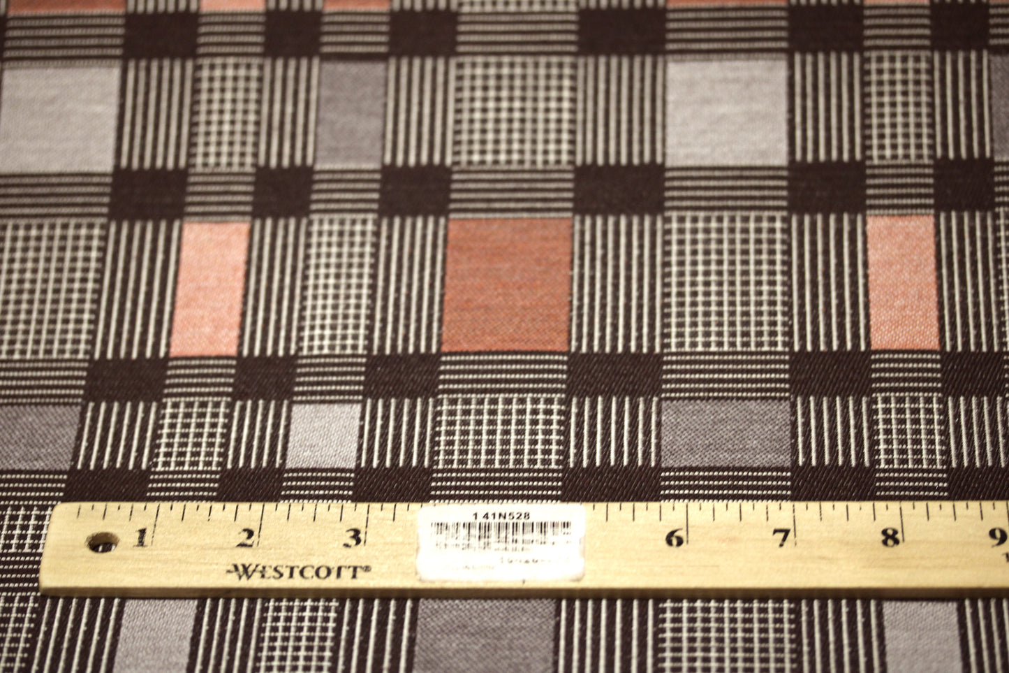 SUNBRELLA UPHOLSTERY FABRIC WATER STAIN REPELLENT 55" WIDE RUBIX-33 HUCKLEBERRY BY THE YARD