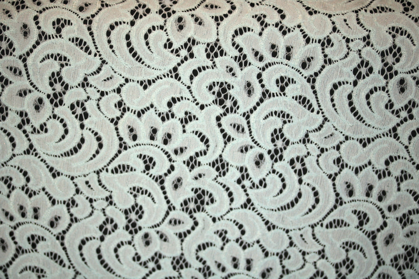 EMBROIDERED 3D FLORAL LACE ULTRA SOFT FABRIC AQUA GREEN 57" WIDE BY THE YARD