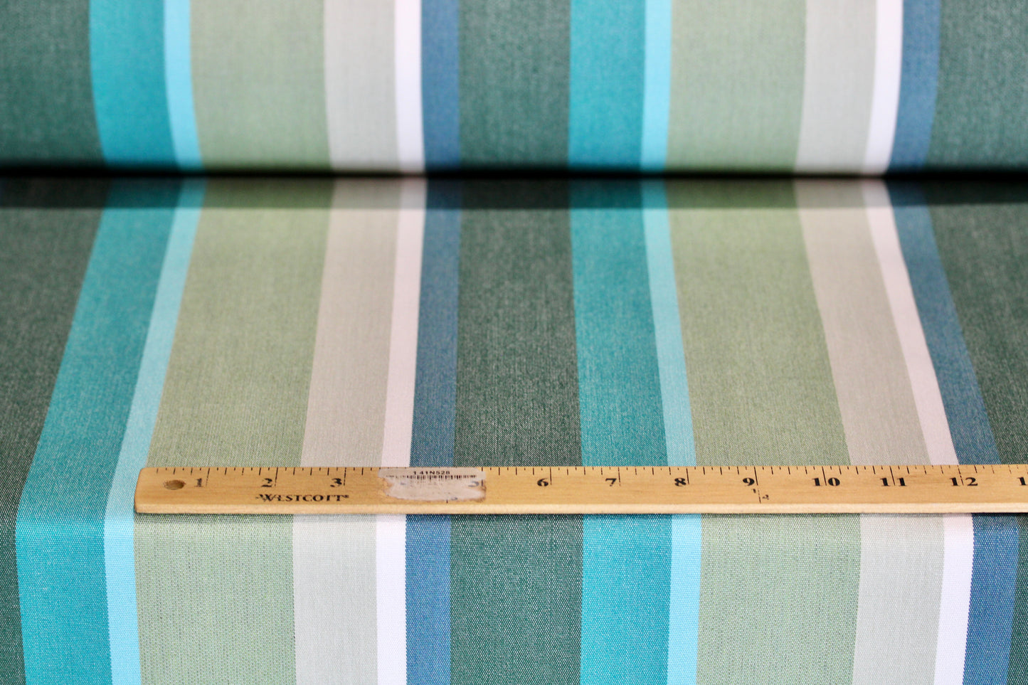 SUNBRELLA UPHOLSTERY CANVAS FABRIC WATER & STAIN REPELLENT 55" WIDE BEAMING LAGOON BY THE YARD