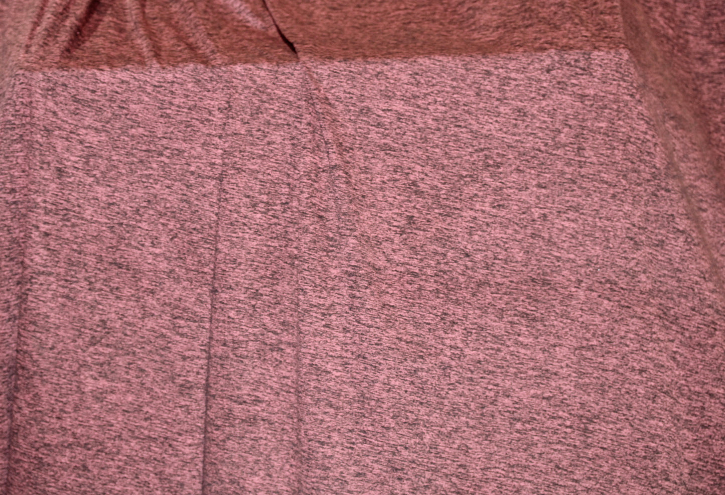 JERSEY KNIT FABRIC HEATHER WINE ATHLETIC MOISTURE WICKING 100% POLYESTER 60" WIDE BY THE YARD