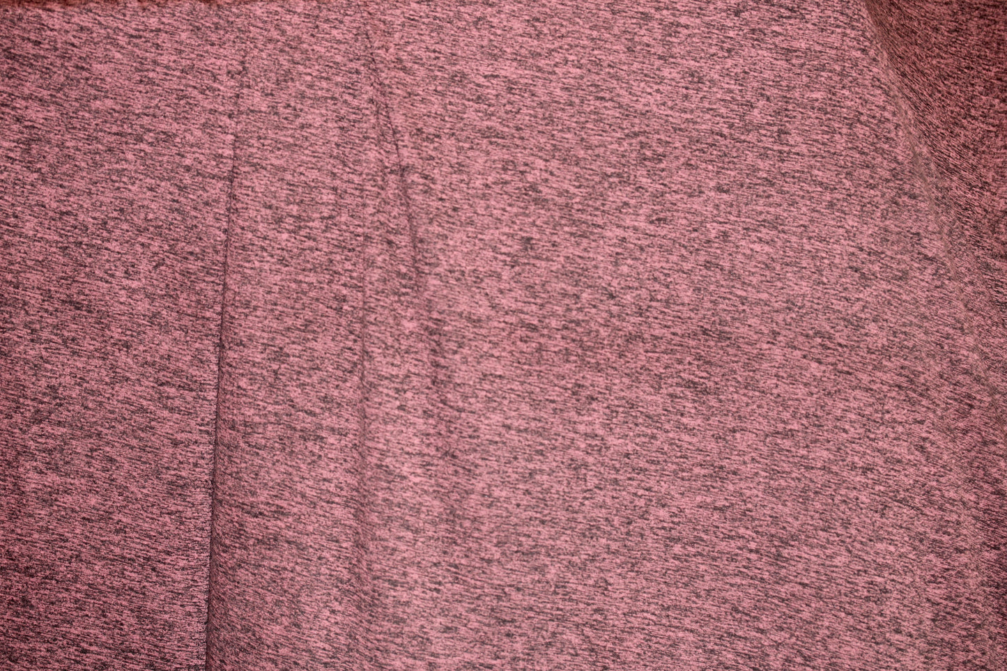 JERSEY KNIT FABRIC HEATHER WINE ATHLETIC MOISTURE WICKING 100% POLYESTER 60" WIDE BY THE YARD