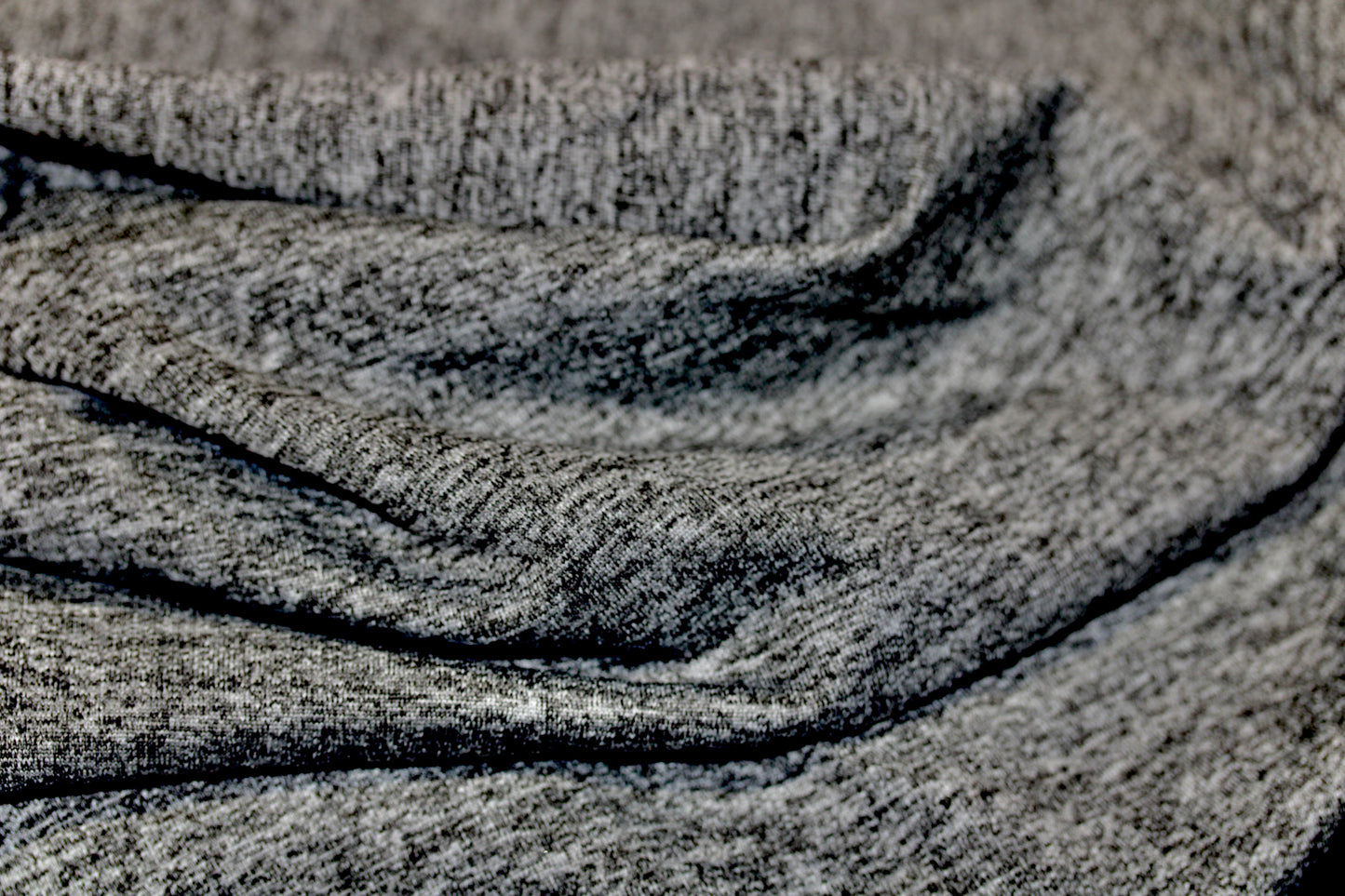 FRENCH TERRY KNIT 2 WAY SPANDEX FABRIC 60" WIDE HEATHER GRAY 9 OZS. BY THE YARD