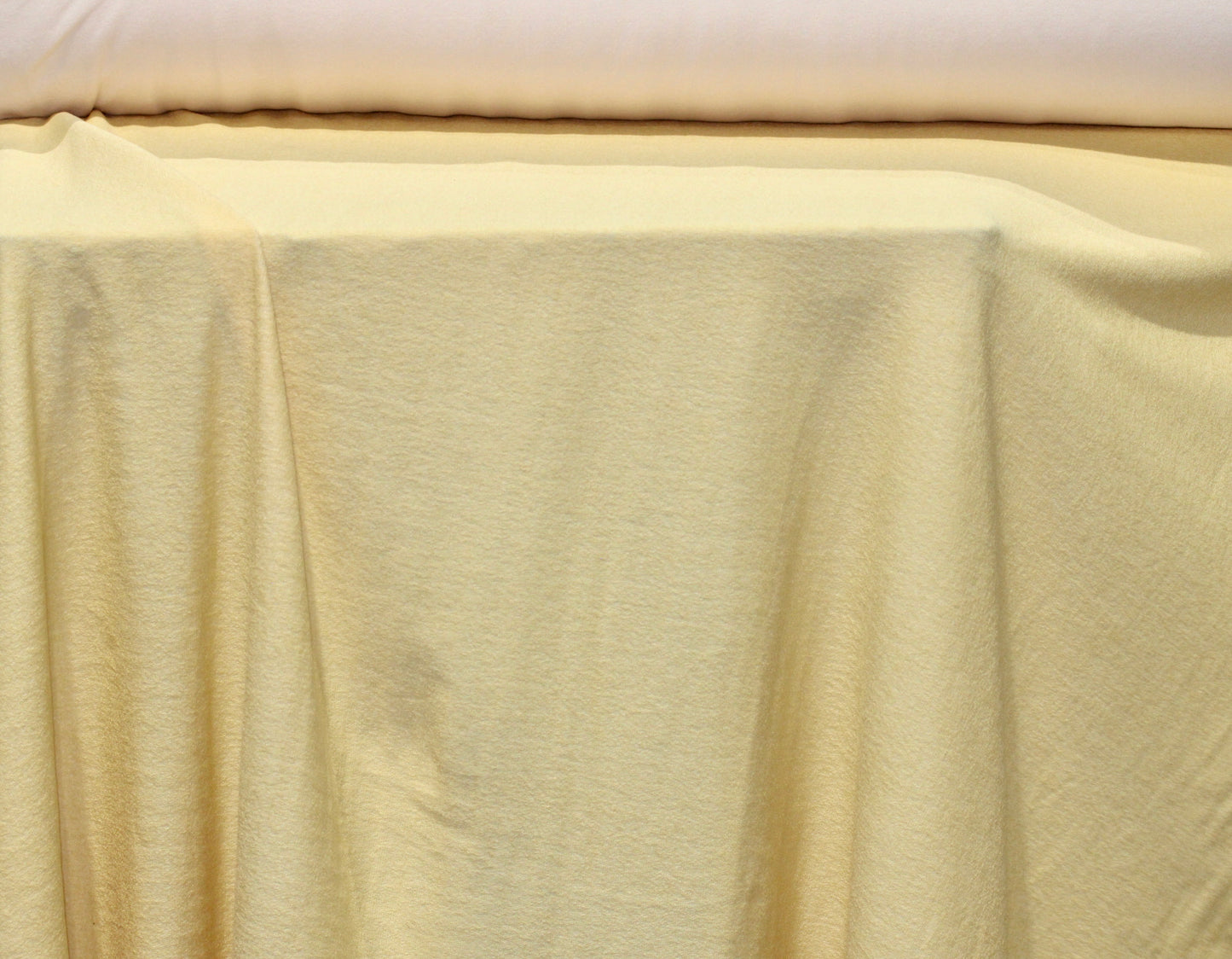 FRENCH TERRY KNIT 2 WAY SPANDEX FABRIC 60" WIDE DARK YELLOW 9 OZS. BY THE YARD