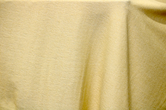 FRENCH TERRY KNIT 2 WAY SPANDEX FABRIC 60" WIDE DARK YELLOW 9 OZS. BY THE YARD