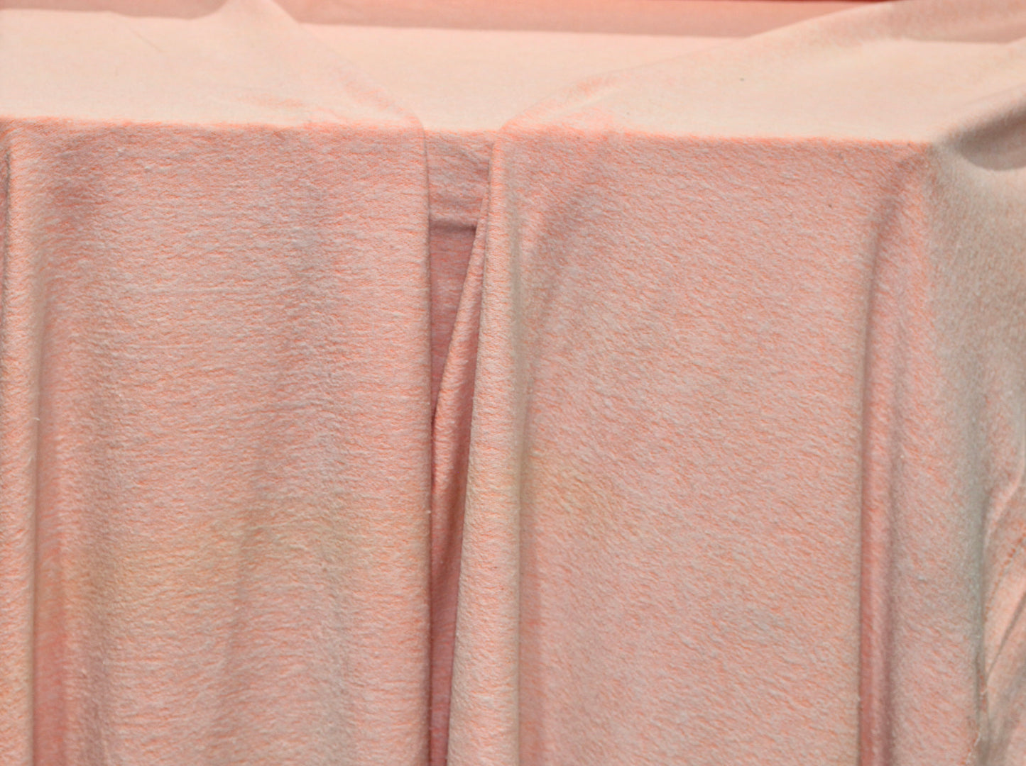 FRENCH TERRY KNIT 2 WAY SPANDEX FABRIC 60" WIDE NEON ORANGE 9 OZS. BY THE YARD