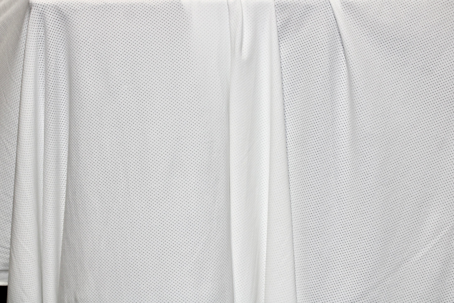 POWER MESH KNIT 4 WAY STRETCH FABRIC 60" WIDE SNOW WHITE BY THE YARD