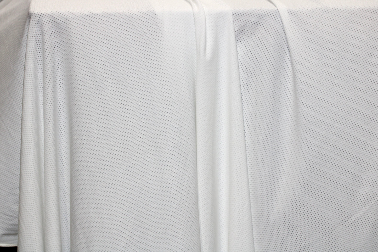 POWER MESH KNIT 4 WAY STRETCH FABRIC 60" WIDE SNOW WHITE BY THE YARD