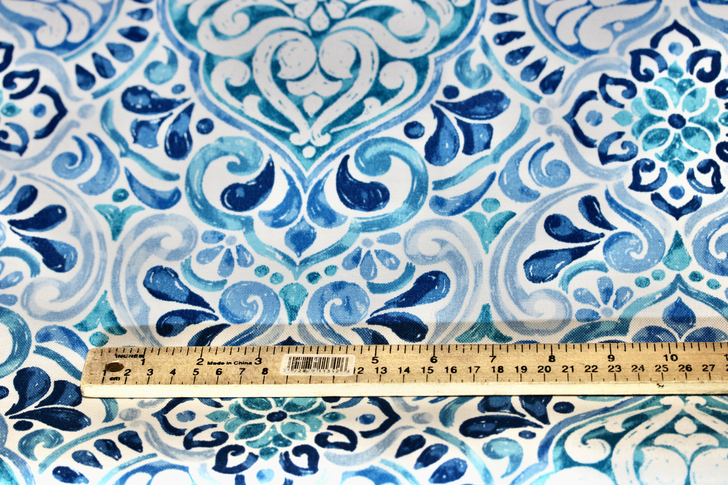 RICHLOOM FIORELLA BALTIC FABRIC UPHOLSTERY WATER & STAIN REPELLENT 55" WIDE BY THE YARD