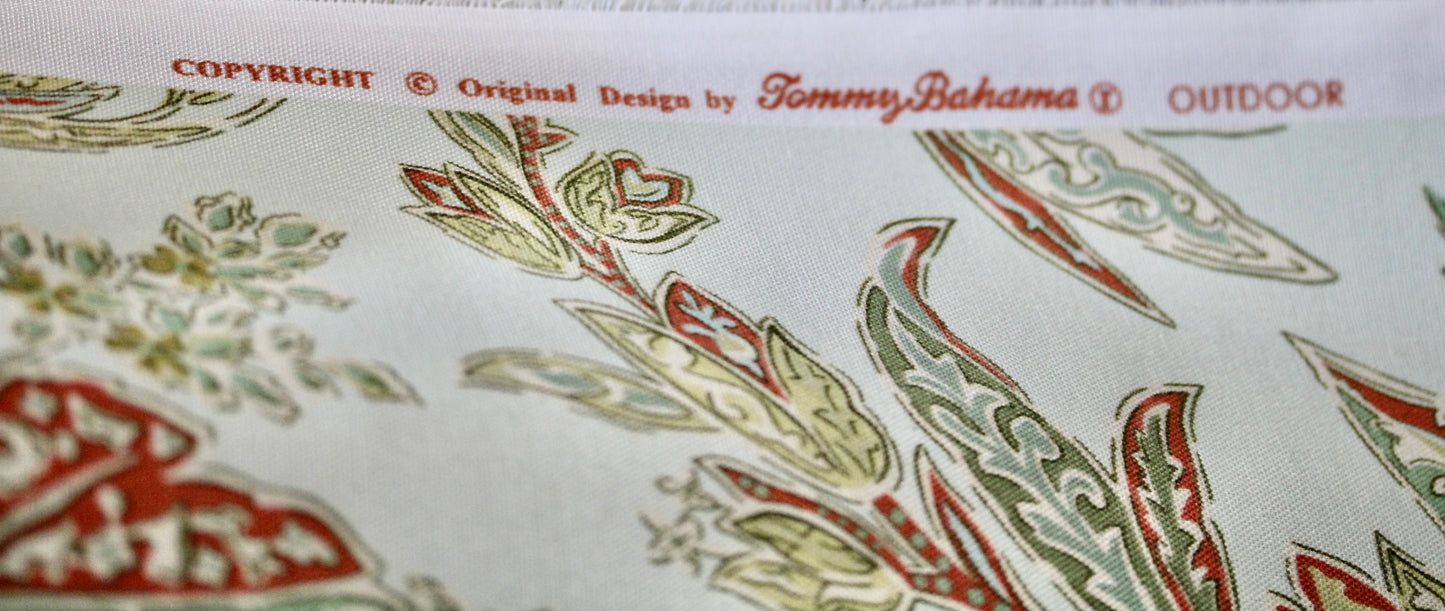 TOMMY BAHAMA CAYO VISTA SEAGLASS FABRIC UPHOLSTERY WATER STAIN REPELLENT 55" WIDE BY THE YARD