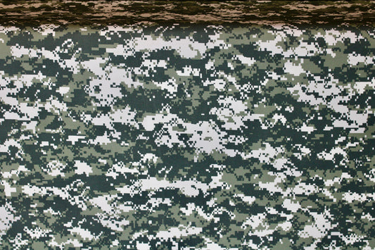 3 YARDS ACU DIGITAL ARMY CAMO WATERPROOF 600 DENIER NYLON FABRIC 61" WIDE
