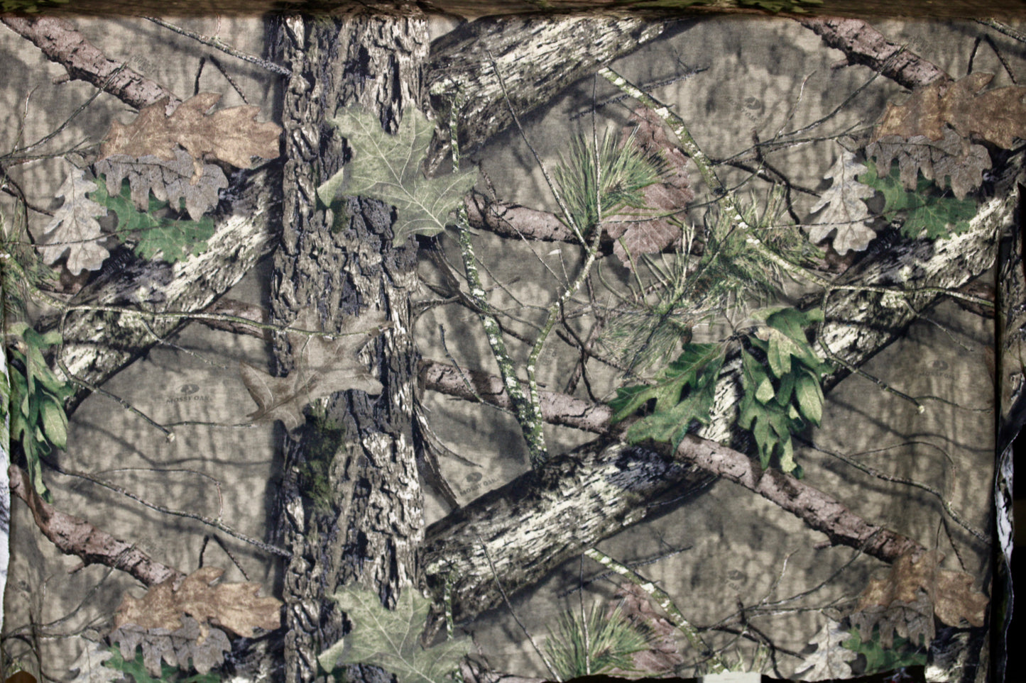 RIB 1X1 ATHLETIC FABRIC CAMOUFLAGE MOSSY OAK BREAK UP COUNTRY 60" WIDE BY THE YARD