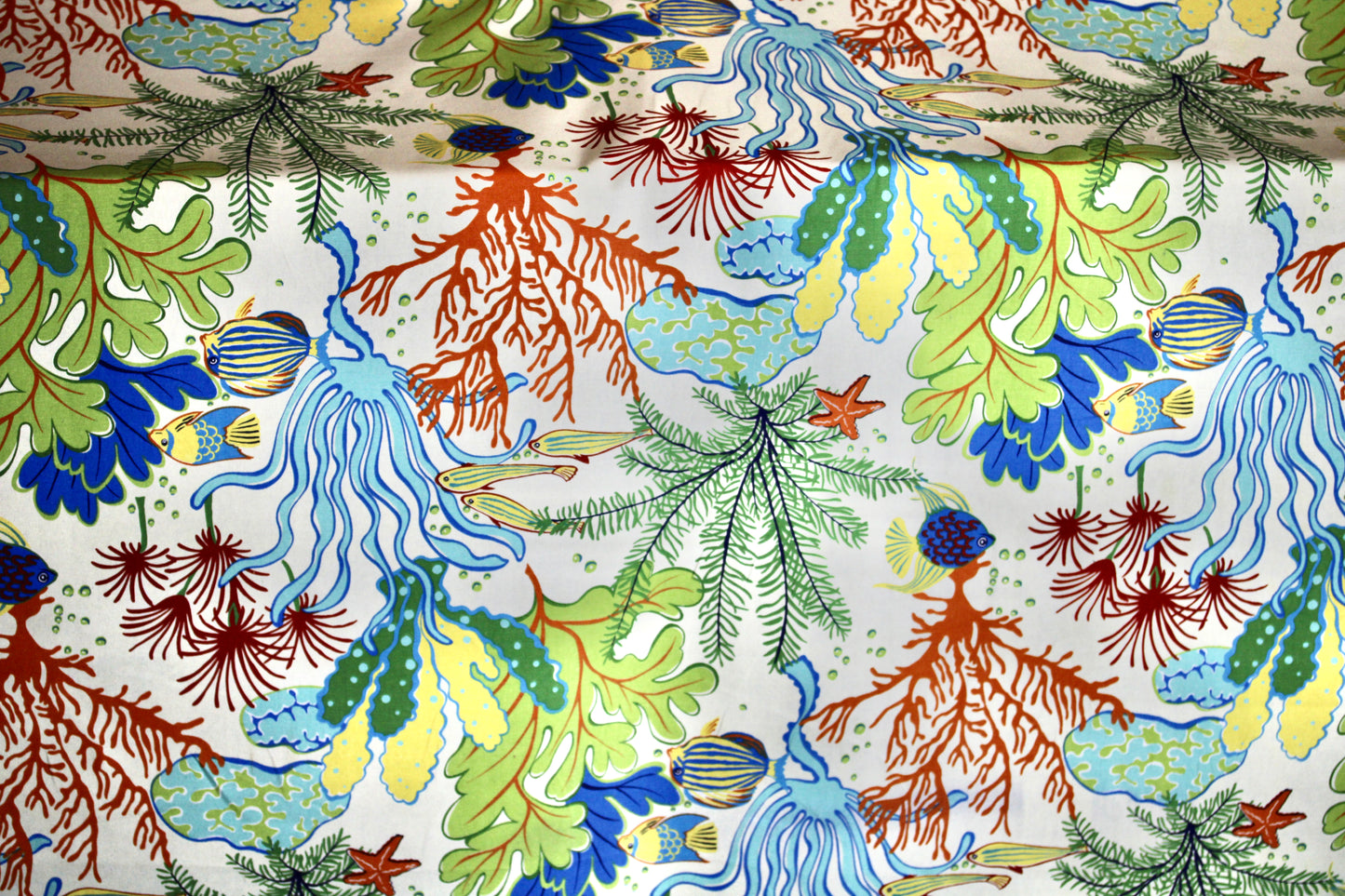 MILL CREEK SPLISH SPLASH ATLANTIS PRINTED UPHOLSTERY FABRIC 55" WIDE BY THE YARD