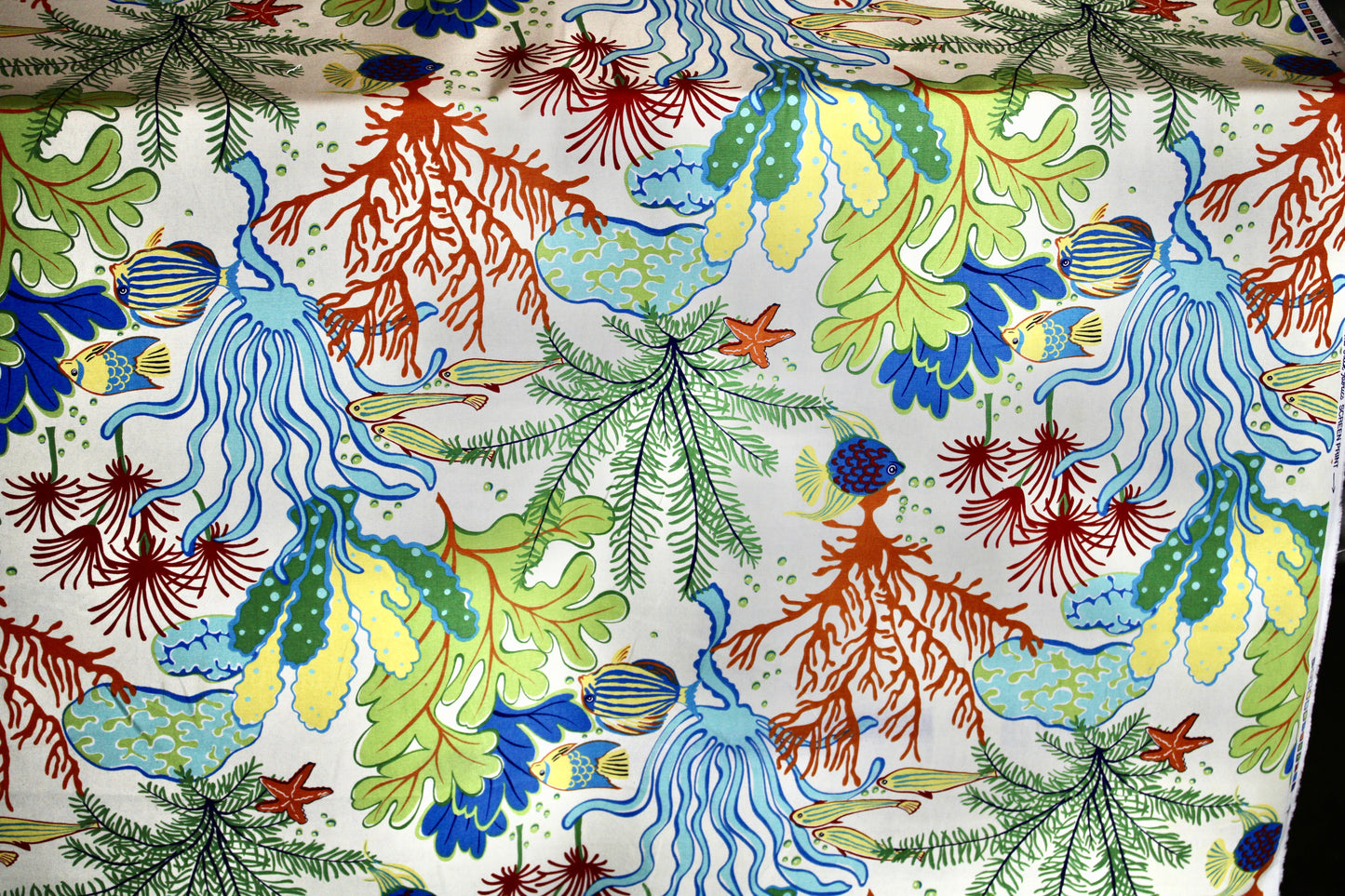 MILL CREEK SPLISH SPLASH ATLANTIS PRINTED UPHOLSTERY FABRIC 55" WIDE BY THE YARD