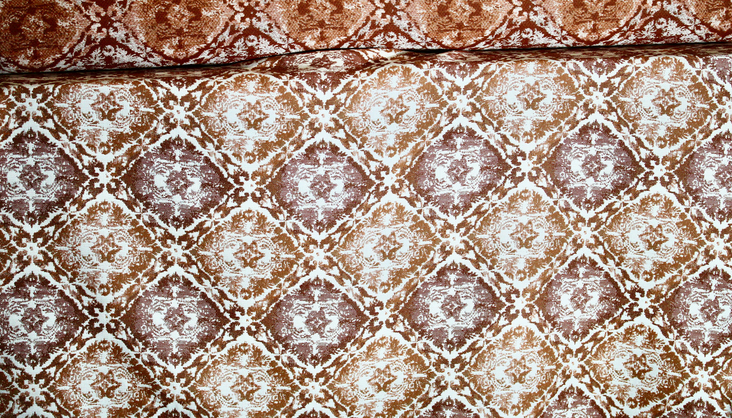 SUNBRELLA UPHOLSTERY FABRIC WATER STAIN REPELLENT 55" WIDE ANTICA DIAMOND TUSCAN BY THE YARD