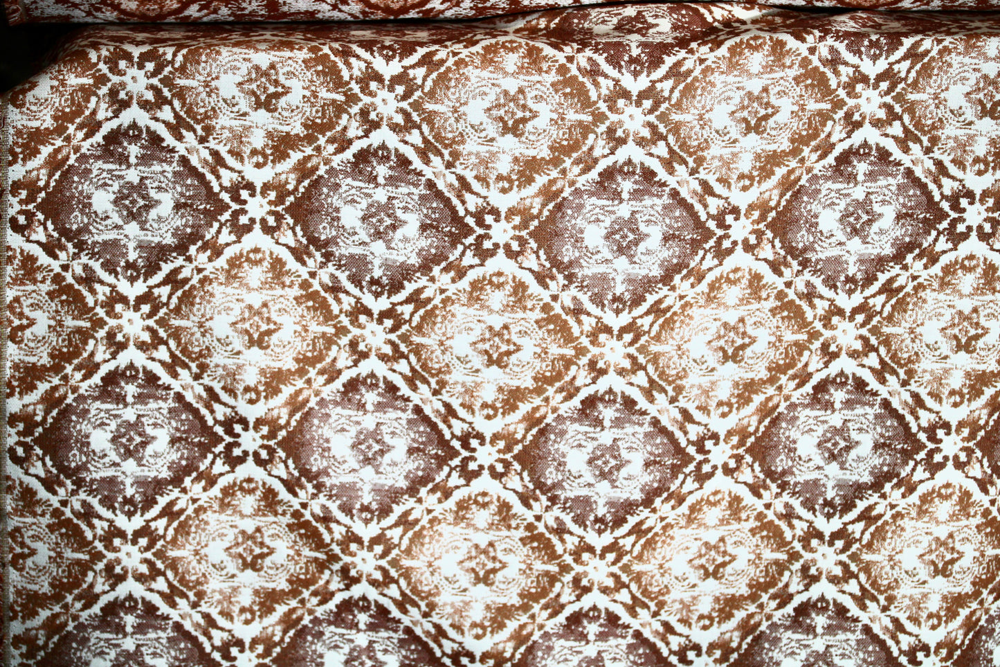 SUNBRELLA UPHOLSTERY FABRIC WATER STAIN REPELLENT 55" WIDE ANTICA DIAMOND TUSCAN BY THE YARD