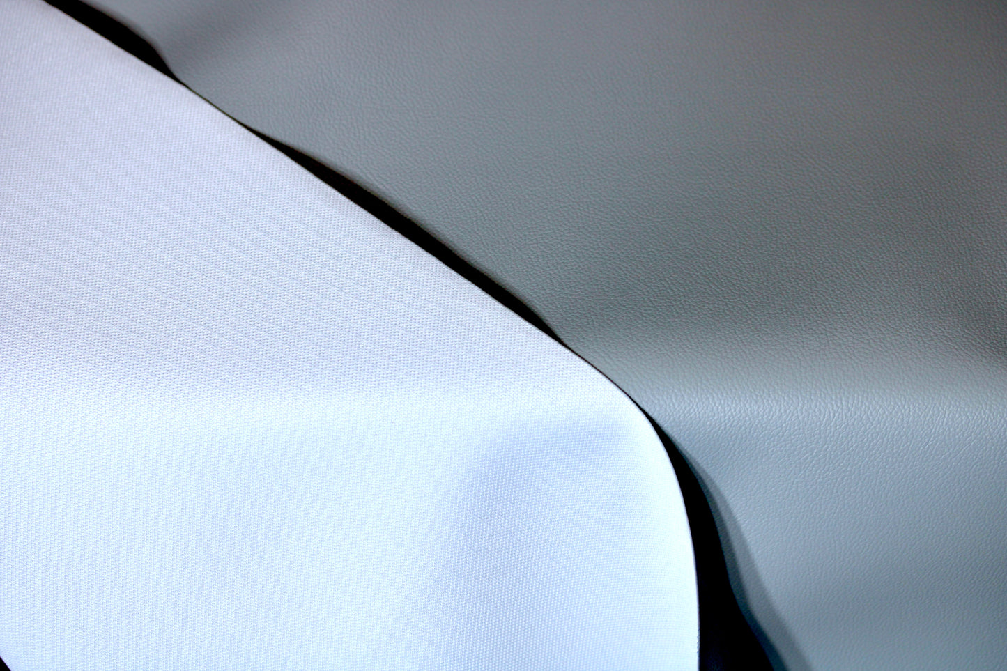 RICHLOOM VINYL FABRIC FAUX LEATHER UPHOLSTERY PEBBLE STONE BLUE 54" WIDE WITH BACKING BY THE YARD