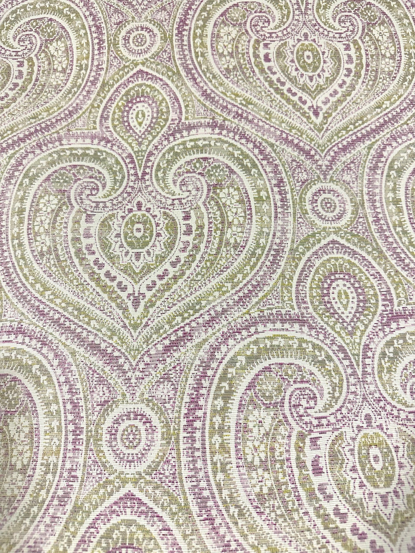 ETHAN ALLEN UPHOLSTERY STAIN RELEASE ANJALY TEXTURE ART DECO FABRIC 58" WIDE
