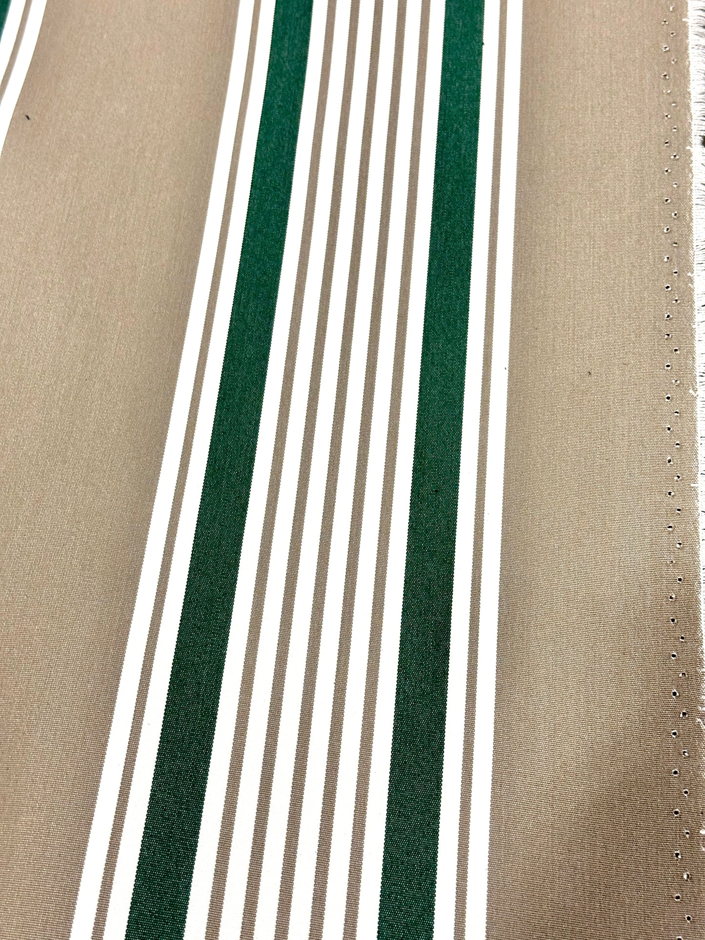 SUNBRELLA SHADE OUTDOOR WATERPROOF FABRIC TAUPE 5 BAR STRIPED 4907-0000 47" BY THE YARD