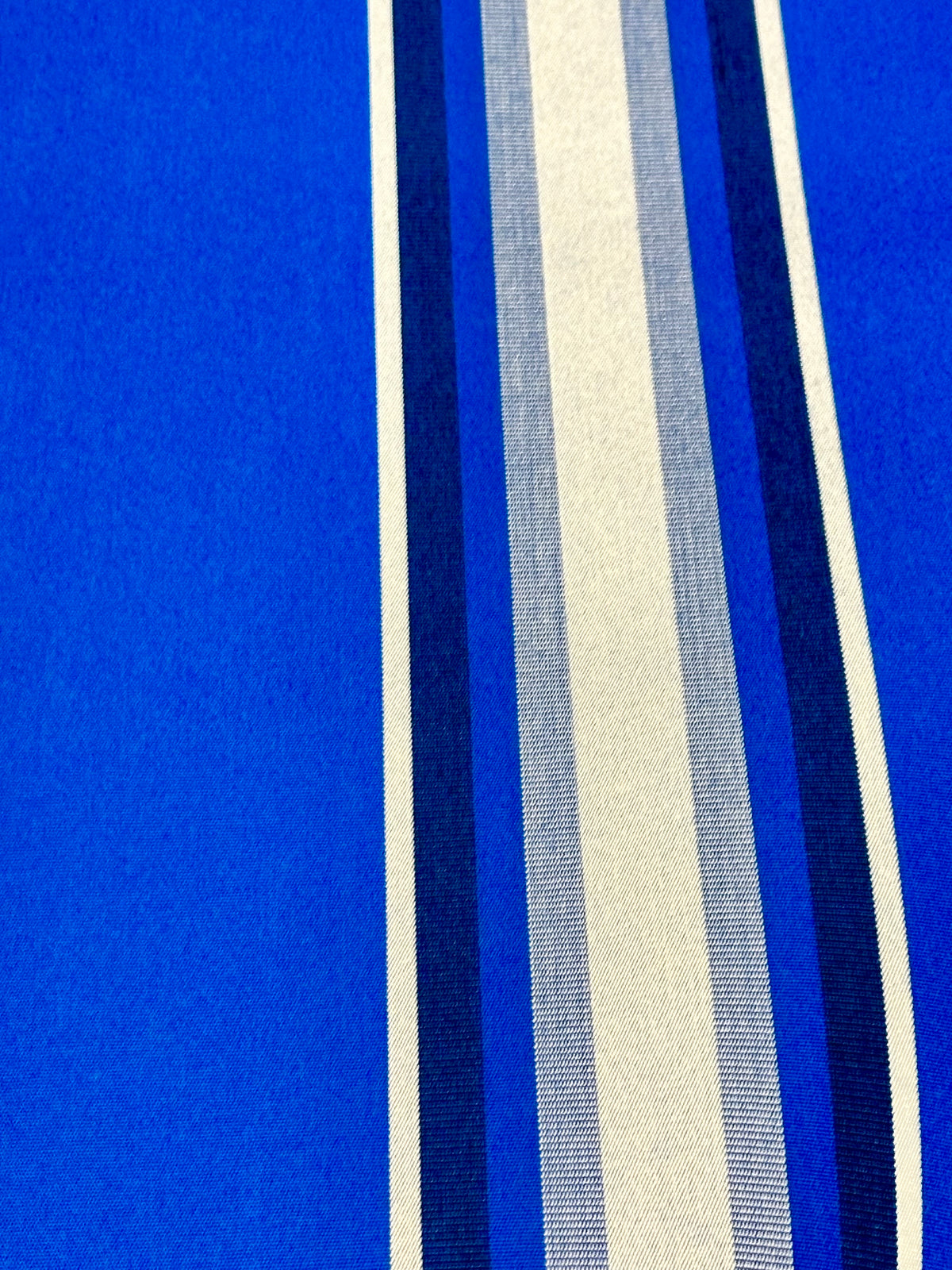 SUNBRELLA SHADE OUTDOOR WATERPROOF FABRIC PACIFIC BLUE FANCY 4755-0000 STRIPED 47" BY THE YARD