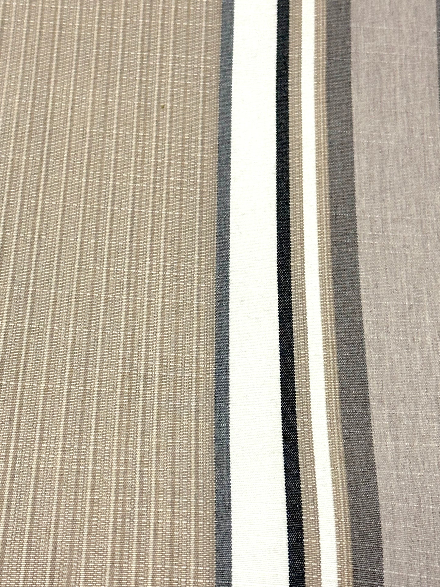 SUNBRELLA MAYFIELD OUTDOOR WATERPROOF FABRIC EMBLEM BEIGE STRIPED 4837 47" WIDE BY THE YARD