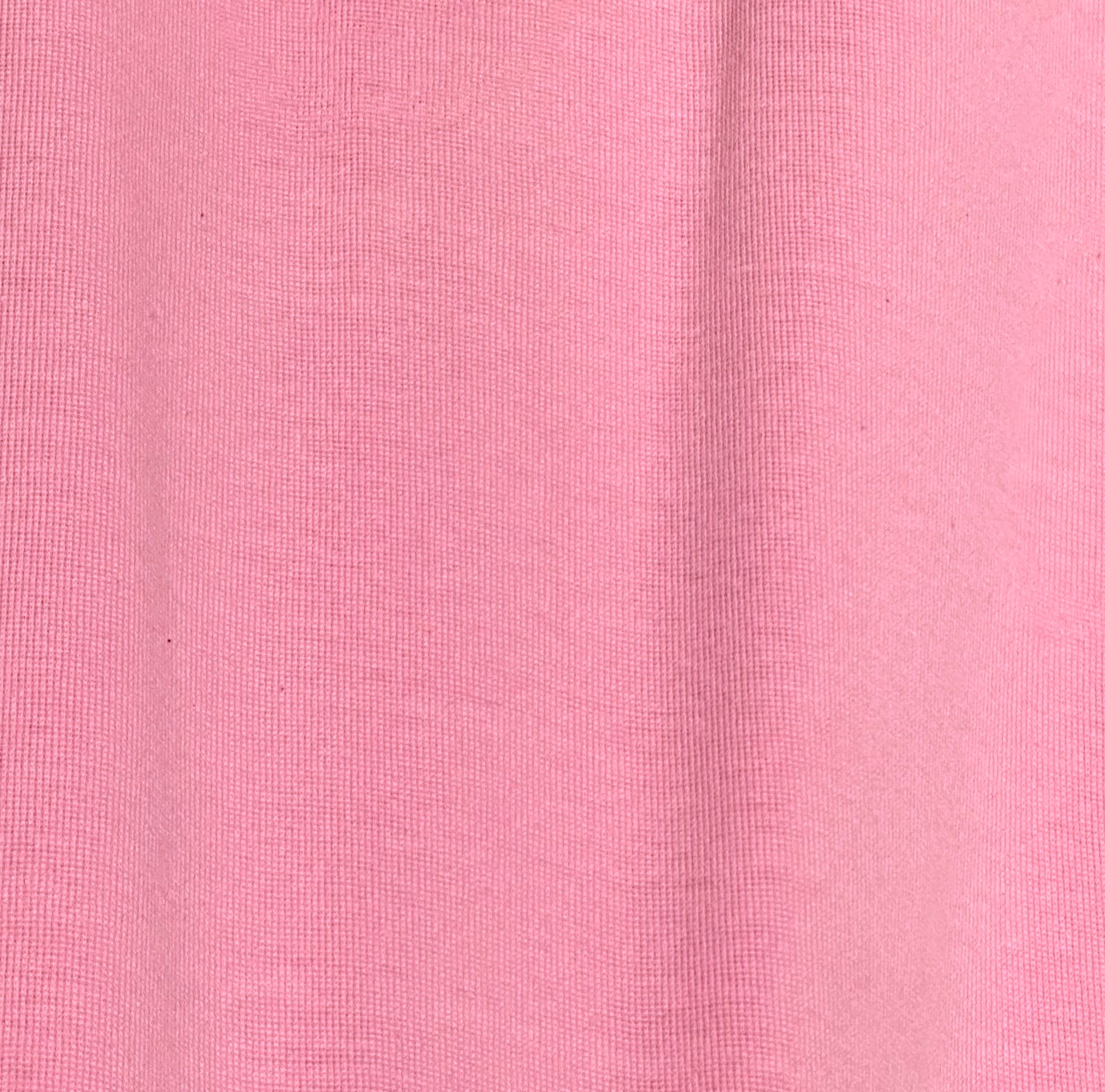 SOFT PINK RIB 1X1 FABRIC 100 SOFT ORGANIC COTTON 8 OZS 70" WIDE BY TH Fabricmaster LLC