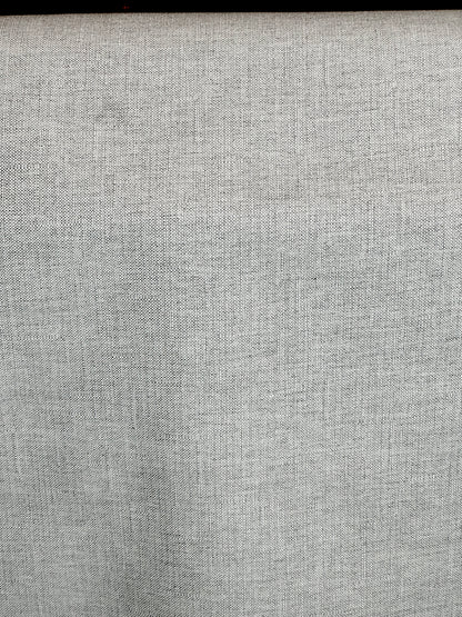 CANVAS FABRIC CLOTHING UPHOLSTERY COTTON BLEND ASH GREY 58" WIDE BY THE YARD