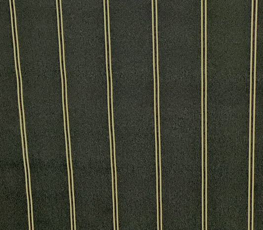 SUNBRELLA SHADE OUTDOOR WATERPROOF FABRIC COOPER BLACK STRIPED 4988-0000 47" BTY