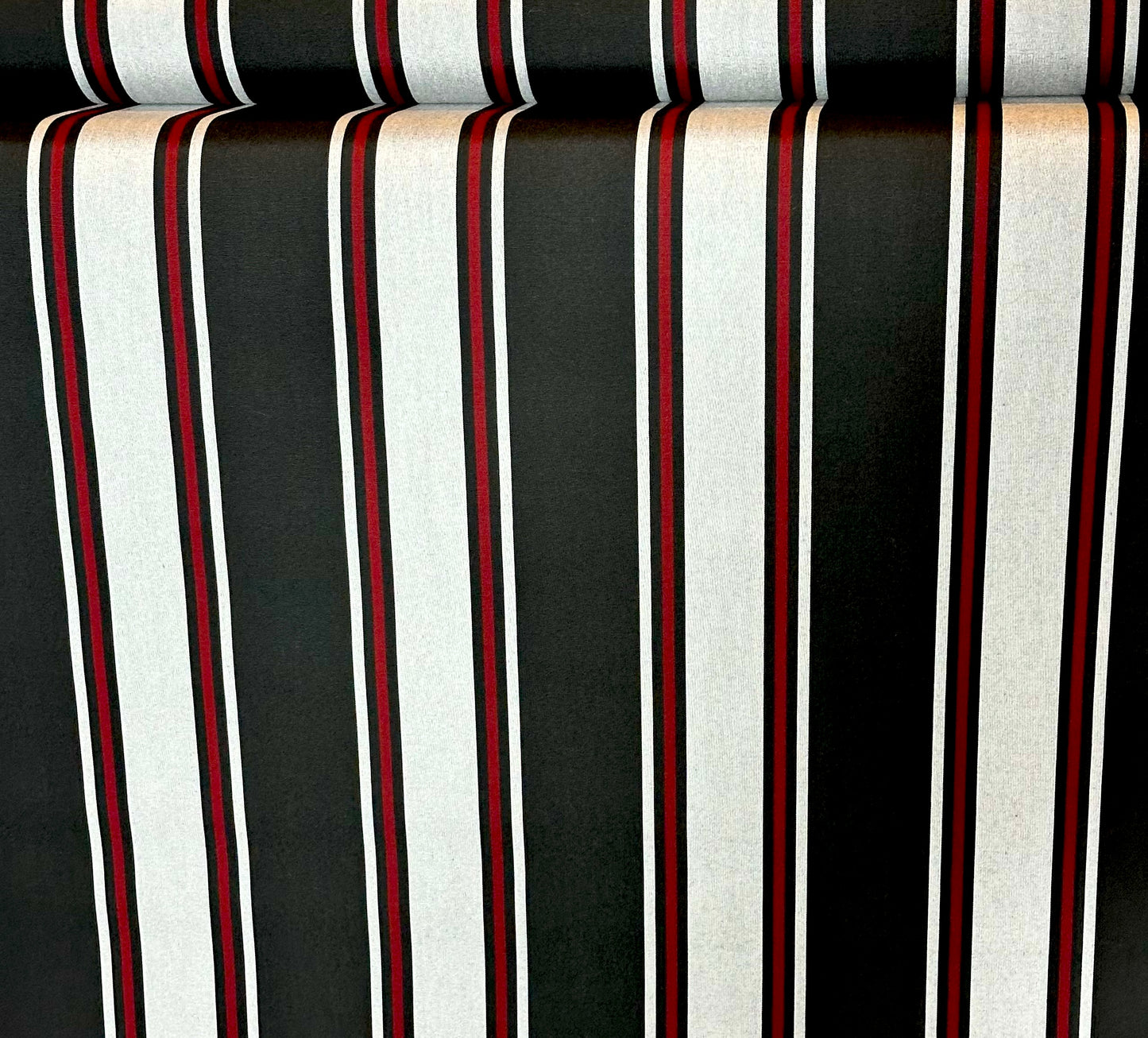SUNBRELLA SHADE OUTDOOR WATERPROOF FABRIC HATTERAS RAVEN 4989 47"WIDE BY YARD