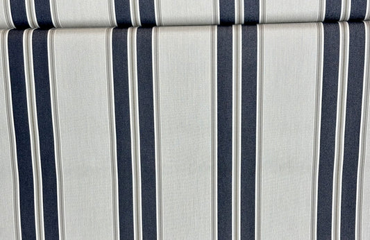 SUNBRELLA SHADE OUTDOOR WATERPROOF FABRIC NAVY TAUPE FANCY 4916-0000 47" WIDE BY THE YARD