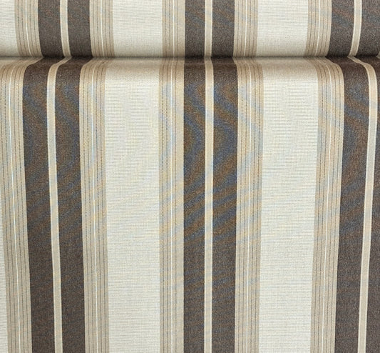 20 YARDS SUNBRELLA SHADE OUTDOOR WATERPROOF FABRIC CHOCOLATE CHIP FANCY 4776-0000 47" WIDE