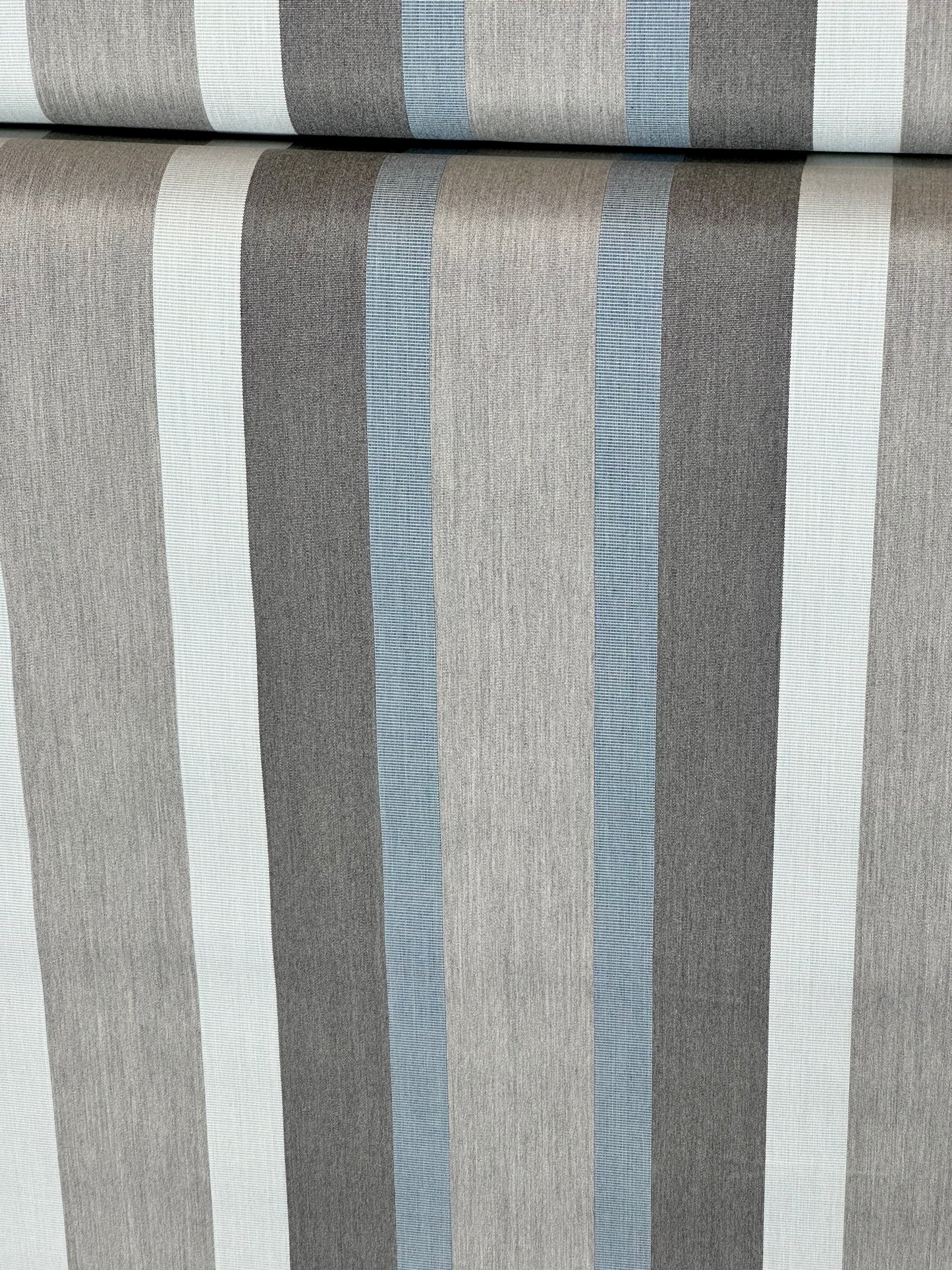 SUNBRELLA SHADE OUTDOOR WATERPROOF FABRIC MARCO BLUE GREY 4704 47" WIDE BY THE YARD