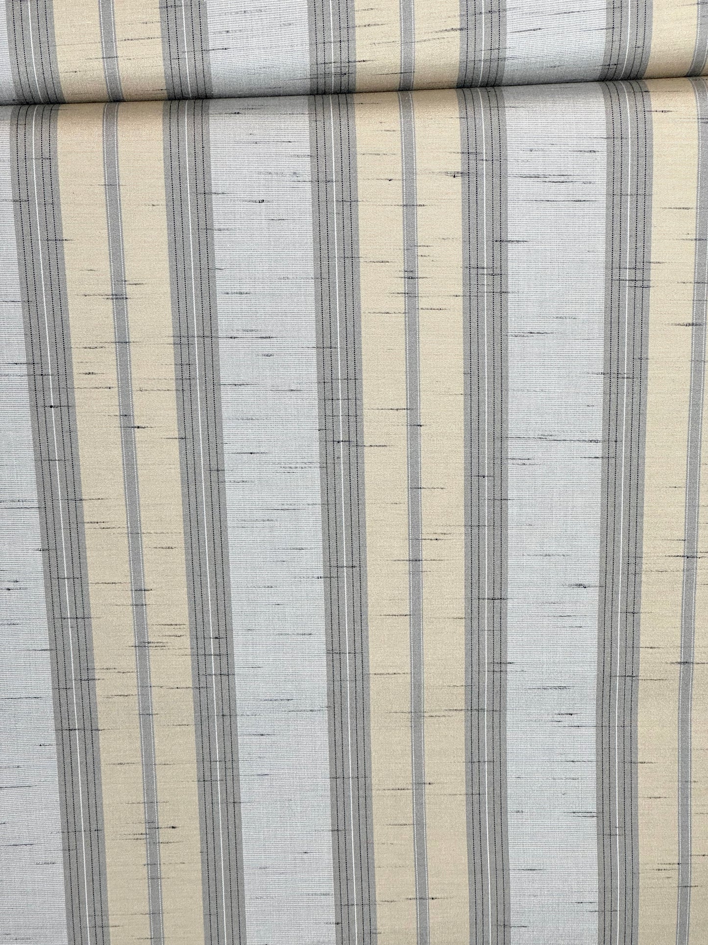 20 YARDS SUNBRELLA SHADE OUTDOOR WATERPROOF FABRIC GREY/BEIGE CHIP FANCY 4777 47" WIDE