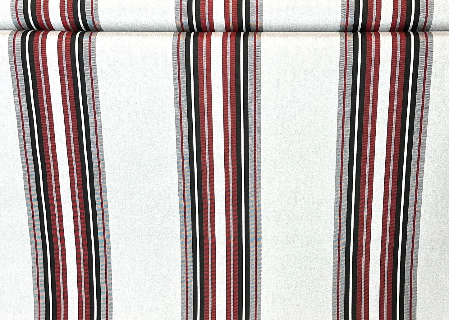20 YARDS SUNBRELLA SHADE FABRIC WATERPROOF BURGUNDY BLACK WHITE 4798 47" WIDE