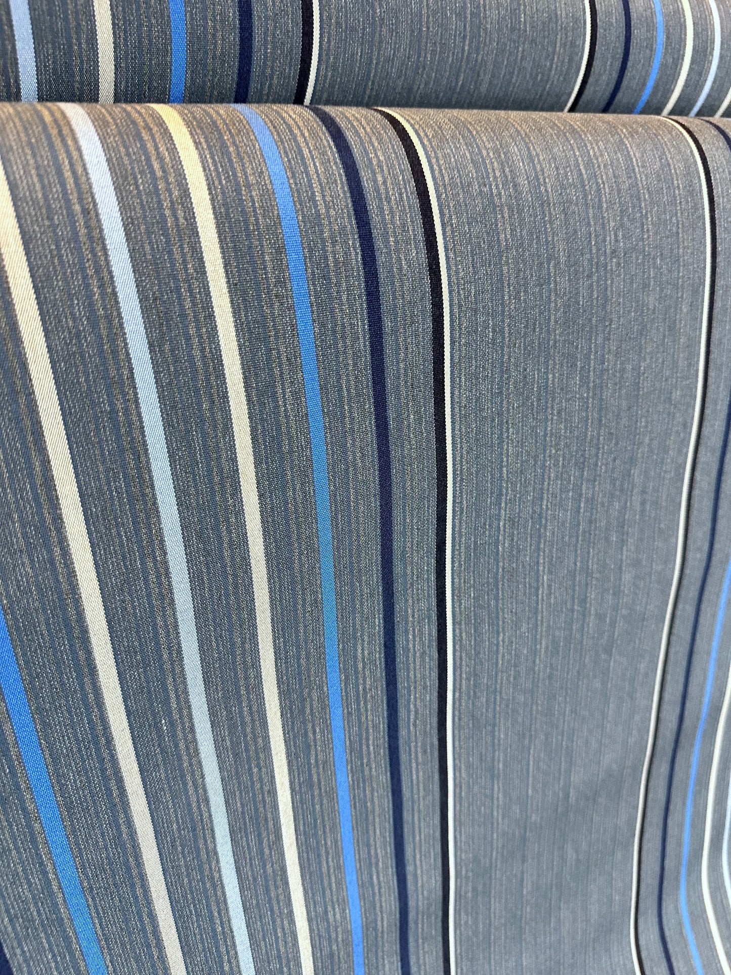 20 YARDS SUNBRELLA SHADE OUTDOOR WATERPROOF FABRIC MOTIVE DENIM 4895 47" WIDE