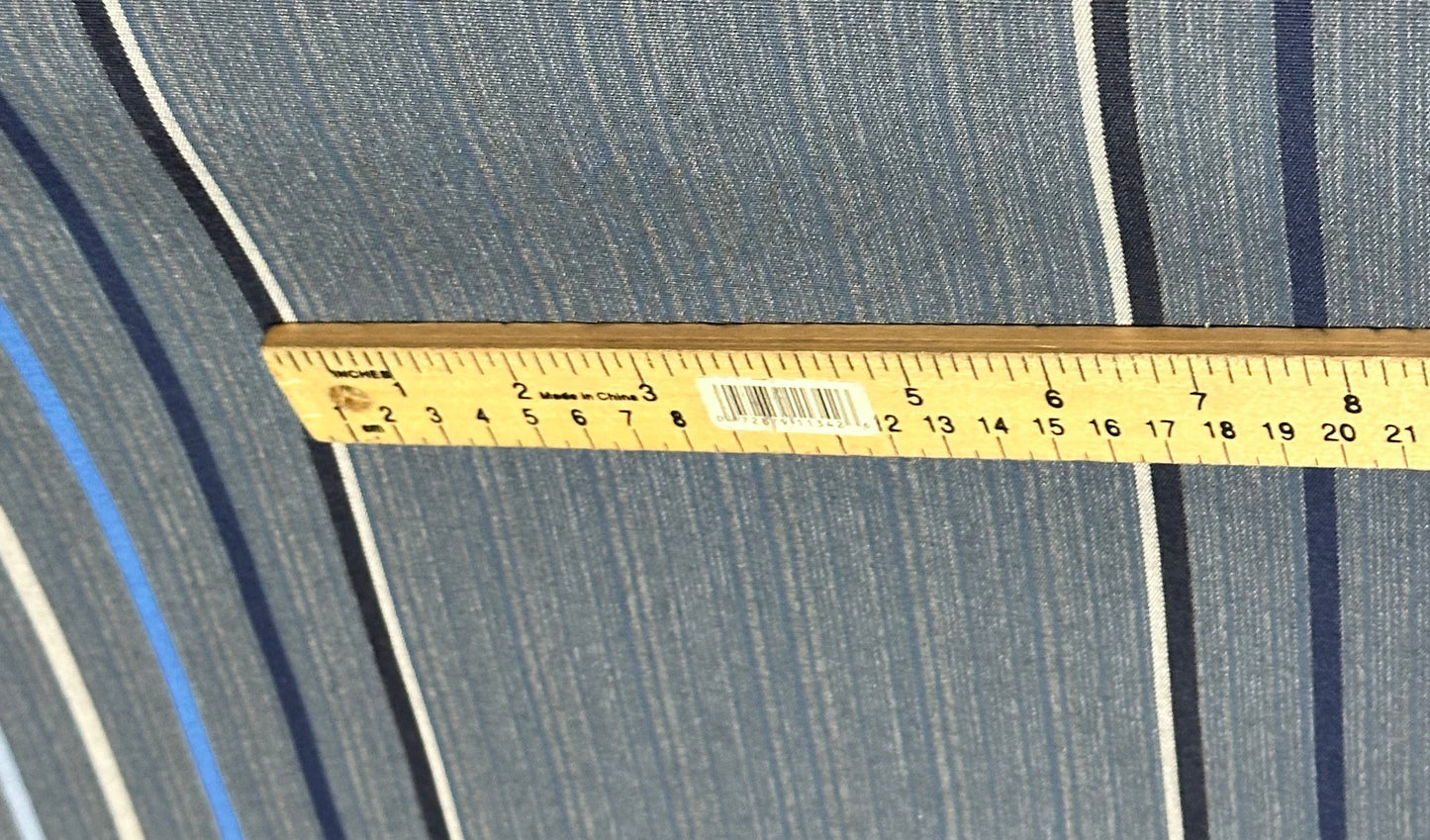 20 YARDS SUNBRELLA SHADE OUTDOOR WATERPROOF FABRIC MOTIVE DENIM 4895 47" WIDE