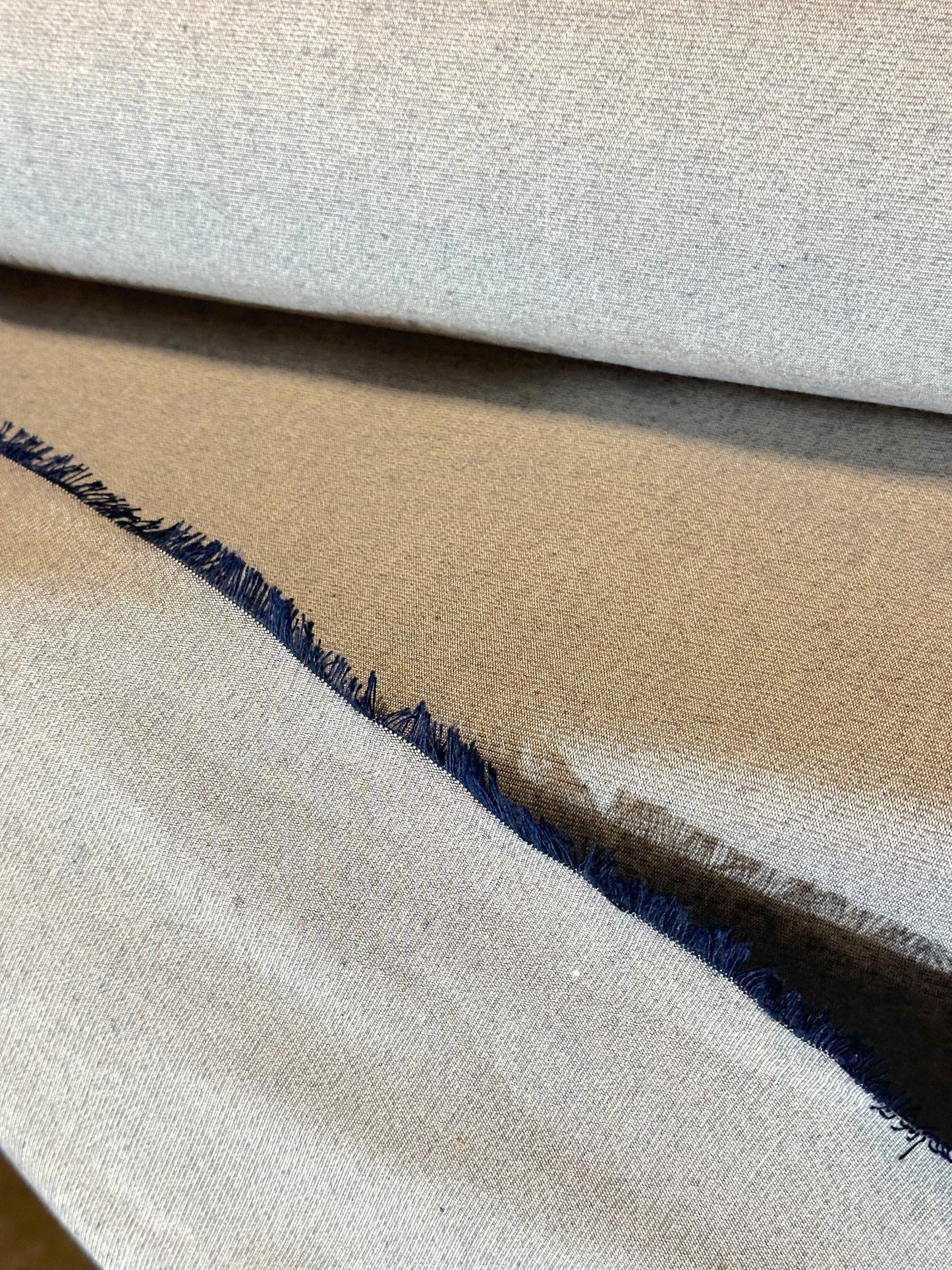 SUNBRELLA SHADE CANVAS FABRIC AWNING SILICA LT BLUE WATERPROOF 47" WIDE BY THE YARD