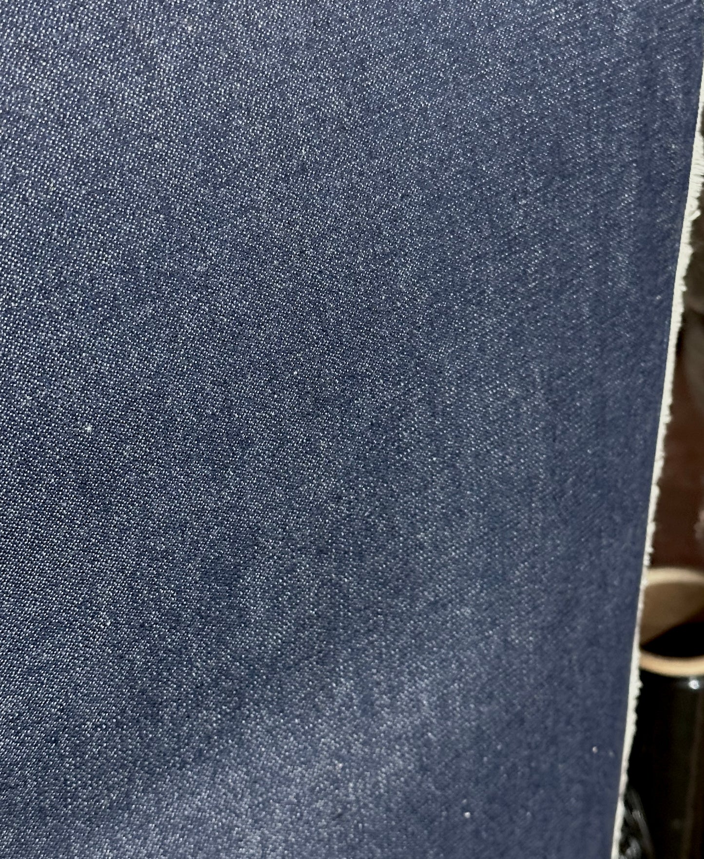 10 YARDS USA MADE DARK INDIGO DENIM 10 ozs RING SPUN 100% COTTON FABRIC 68" WIDE