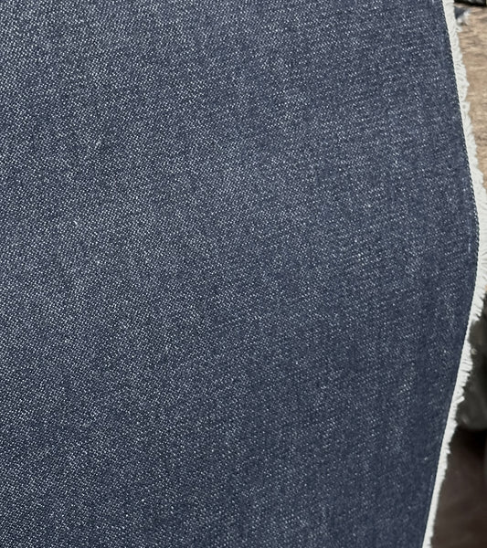 10 YARDS USA MADE DARK INDIGO DENIM 10 ozs RING SPUN 100% COTTON FABRIC 68" WIDE