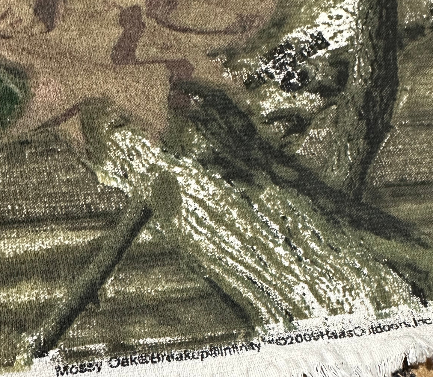 MOSSY OAK BREAK UP RIPSTOP KNIT 2 WAY STRETCH FABRIC CAMOUFLAGE 58" WIDE BY YARD