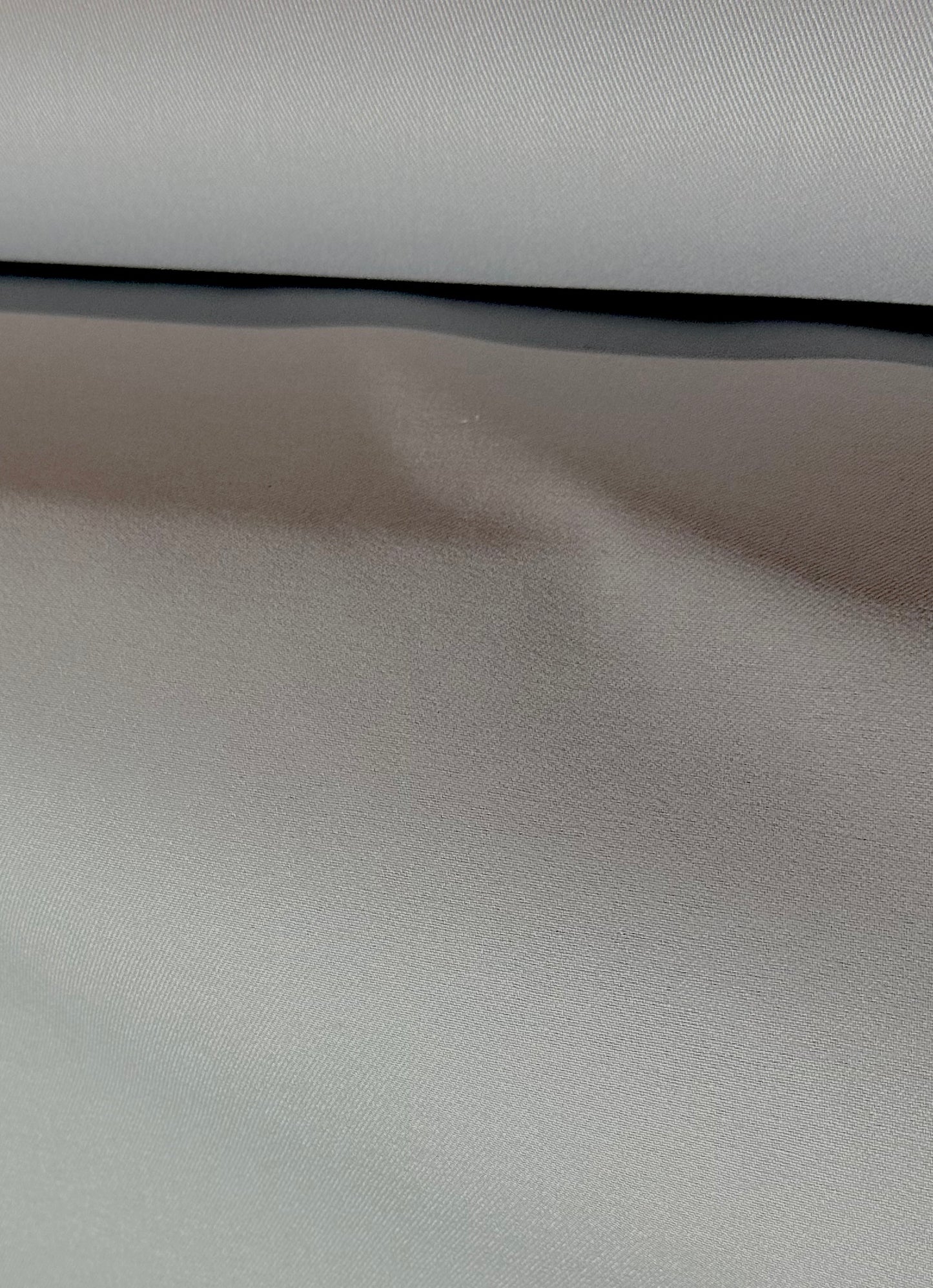 TWILL FABRIC 100% COTTON MADE IN USA COLOR MID GRAY 7.5 OZS 62" WIDE BY THE YARD