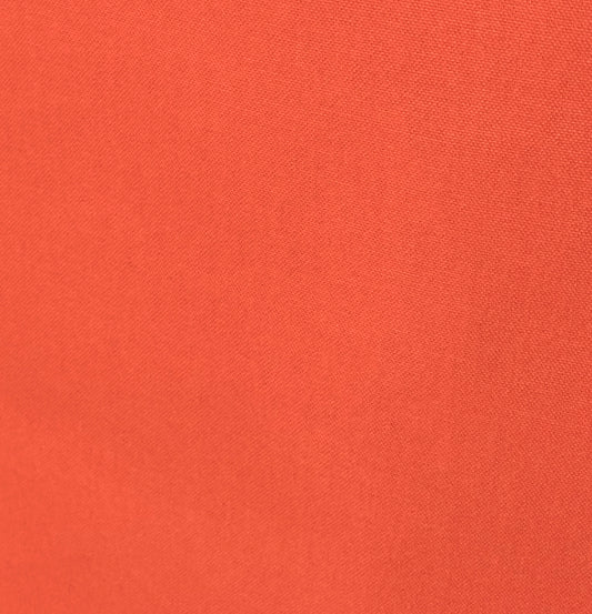 CANVAS FABRIC 100% COTTON MADE IN USA COLOR SAFETY ORANGE 7.5 OZS 62" WIDE BY THE YARD
