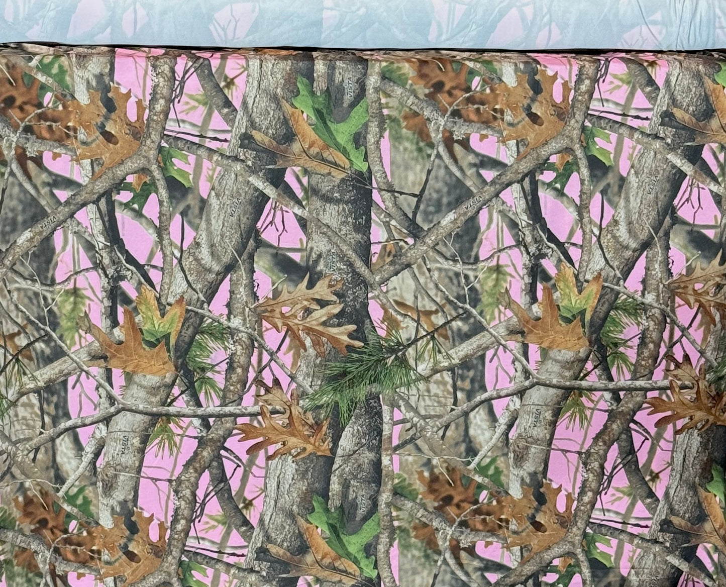 VISTA NEXT G1 PINK US MADE SATIN STRETCH POLY LYCRA FABRIC CAMOUFLAGE 60"