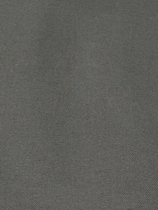 TWILL FABRIC 100% COTTON MADE IN USA COLOR CHARCOAL GRAY 7.5 OZS 59" WIDE BY THE YARD