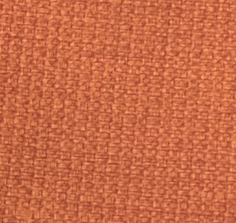 CANVAS NYLON WITH FLEECE BACKING FABRIC SOFT ORANGE WATER STAIN REPELLENT BY THE YARD