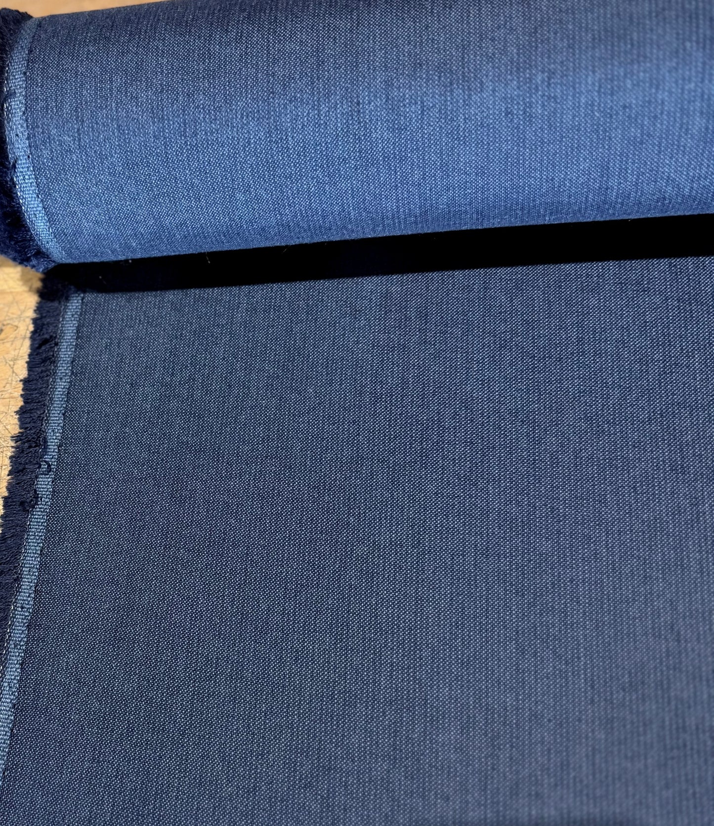 SUNBRELLA UPHOLSTERY CANVAS FABRIC WATER & STAIN REPELLENT 55" WIDE SPECTRUM INDIGO BY THE YARD