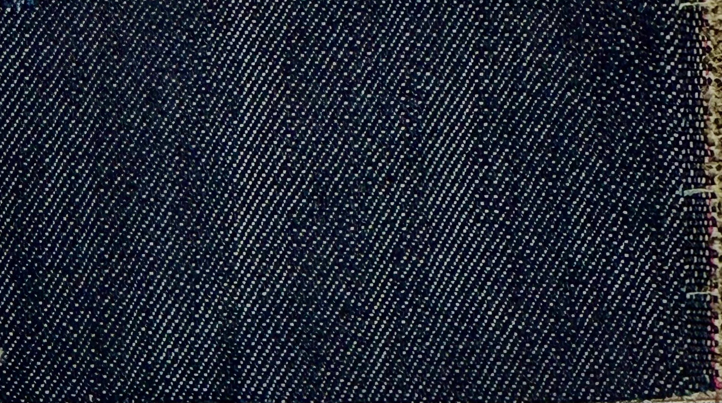 USA STONEWASH DENIM INDIGO FABRIC DNA FR FLAME RETARDANT 67" COTON BLEND 10 OZS BY THE YARD